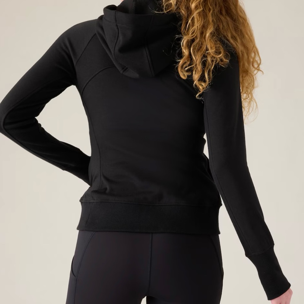 Athleta Black Triumph Hoodie Sz 2X - Picture 3 of 8